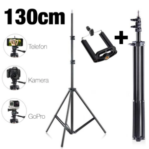 Ally 130cm Işık Ayağı Tripod Standı 3 Ayaklı Tripod Işık Ayağı 1.3 Metre-(5775)