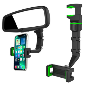 ALLY 360 Dönebilen Multifonksiyonel Dikiz Aynası Araç Telefon Tutucu-(5775)