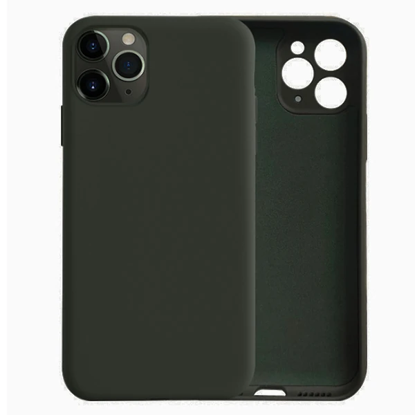 ALLY İPhone 11 Pro Kamera Korumalı Lansman Kılıf İçi Kadife Silikon Kılıf-(5775)