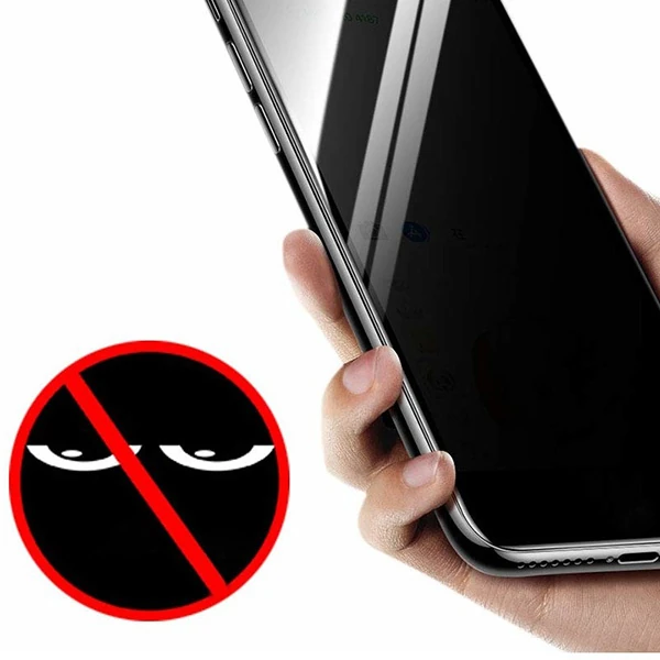 Xiaomi Redmi Note 8 3D Full Privacy Gizlilik Tempered Cam Ekran Koruyucu-(5775) - Görsel 3