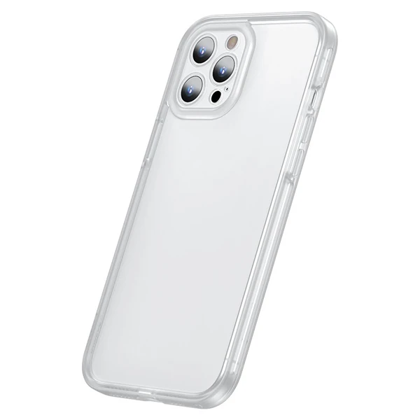 Baseus iPhone 12 Pro Max Kamera Lens Koruyuculu Frame Kılıf-(5775) - Görsel 2