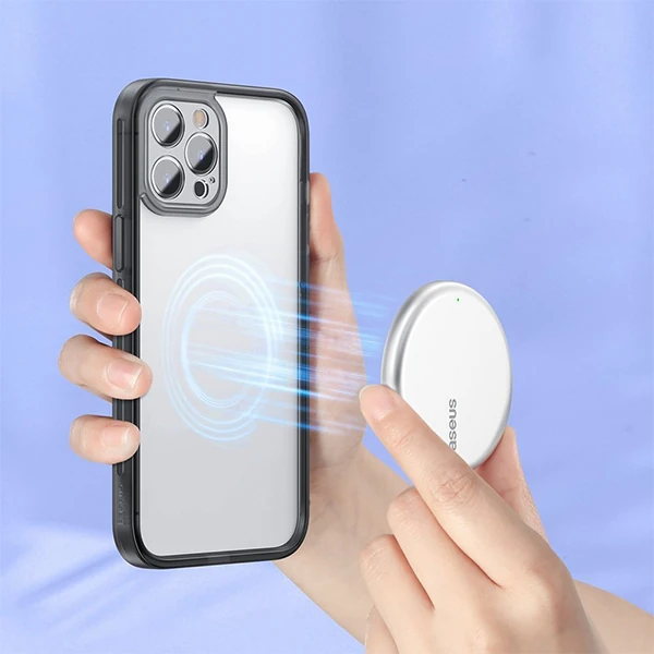 Baseus iPhone 12 Pro Max Kamera Lens Koruyuculu Frame Kılıf-(5775) - Görsel 4