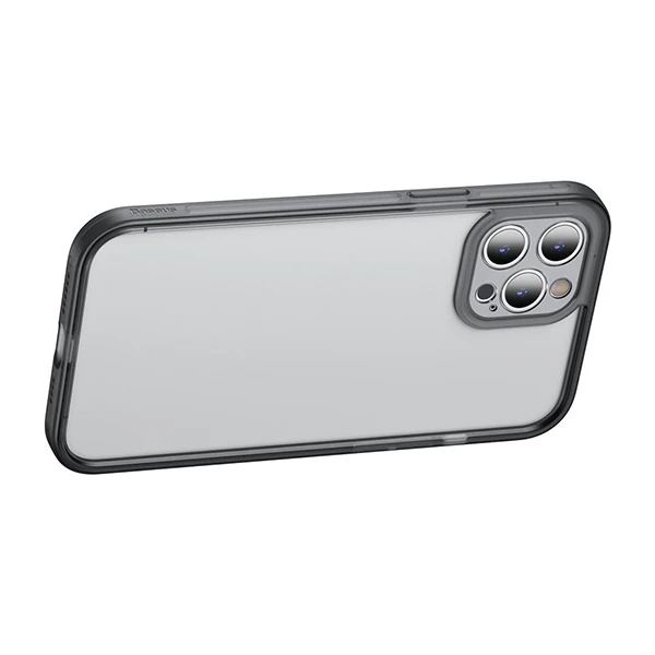 Baseus iPhone 12 Pro Max Kamera Lens Koruyuculu Frame Kılıf-(5775) - Görsel 6