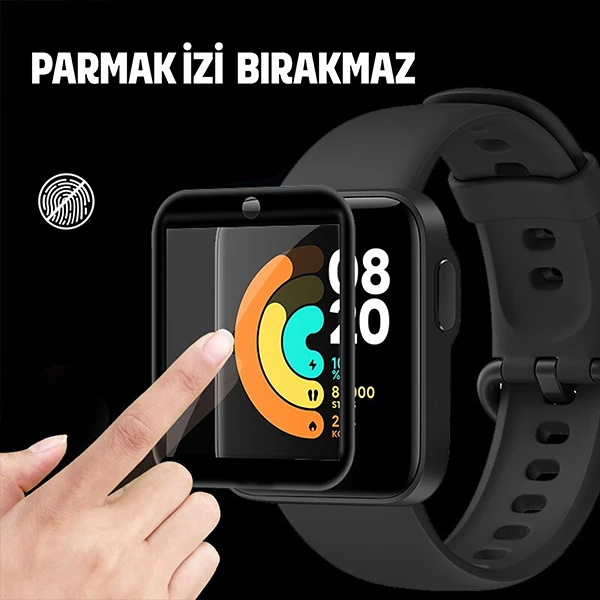 Xiaomi Mi Watch Lite 3D Full Kavisli PMMA Cam Ekran Koruyucu-(5775) - Görsel 5