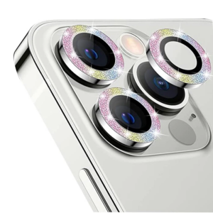 ALLY İphone 12 Pro Max 3D Metal Çerçeveli Kamera Lens Koruyucu-(5775)