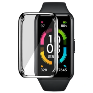 Huawei Honor Band 6  360 Koruma Ultra İnce Silikon Kılıf-(5775)