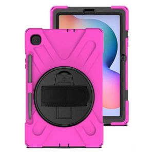Galaxy Tab S6 Lite P610/P615/ P617 Kılıf Kalem Yerli 3 Katmanlı Standlı Zırh Kılıf/Shockproof-(5775)
