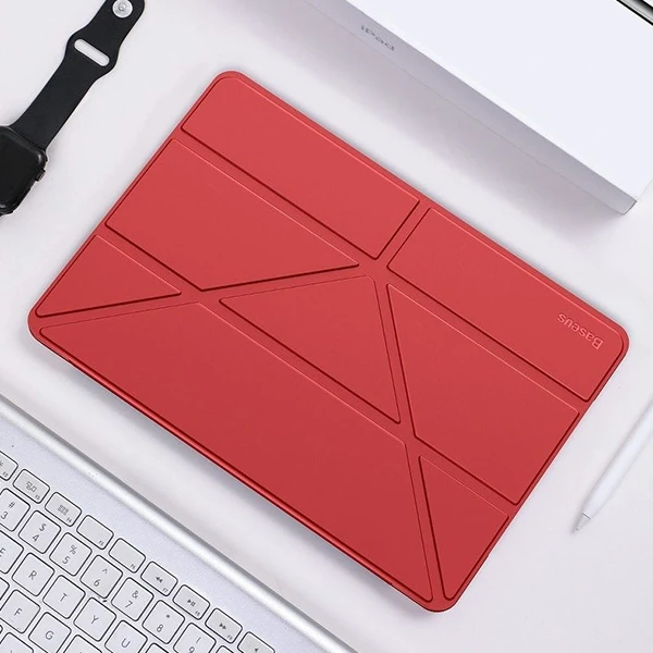 Baseus Y-Type Akıllı Deri Kılıf İPad 7 nesil 10.2inch Tablet Kılıf-(5775) - Görsel 3