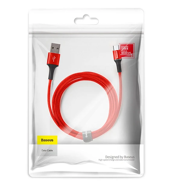 Baseus halo Mikro Usb 3A Hızlı Şarj 0.25CM Kısa Power Bank için Şarj Kablosu-(5775) - Görsel 6