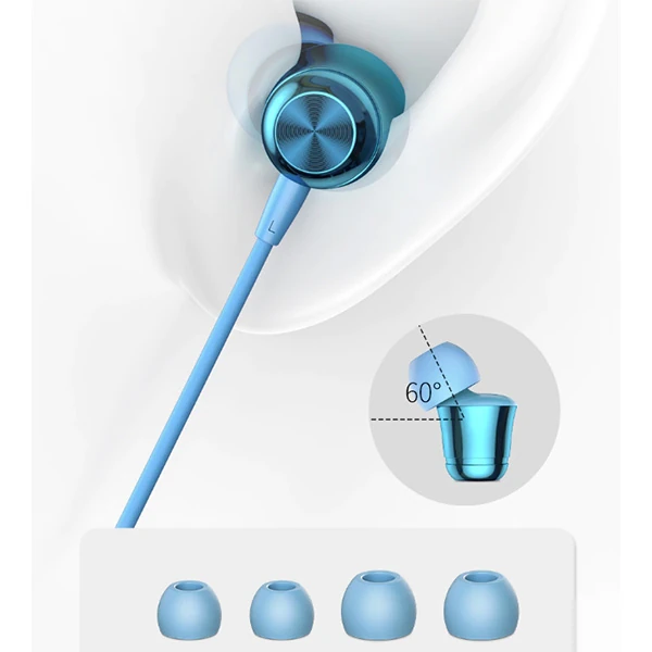 Baseus Encok H13 3.5mm Jack Mikrofonlu Kulak İçi Kulaklık Auriculares Fone De Ouvido-(5775) - Görsel 4