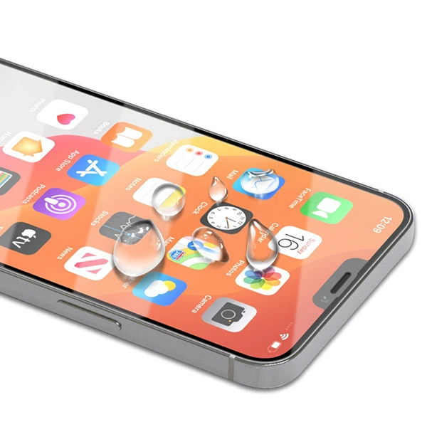 İPhone 12 Mini 5.4 Full Glue Tempered Cam Ekran Koruyucu Full Kaplama-(5775) - Görsel 2