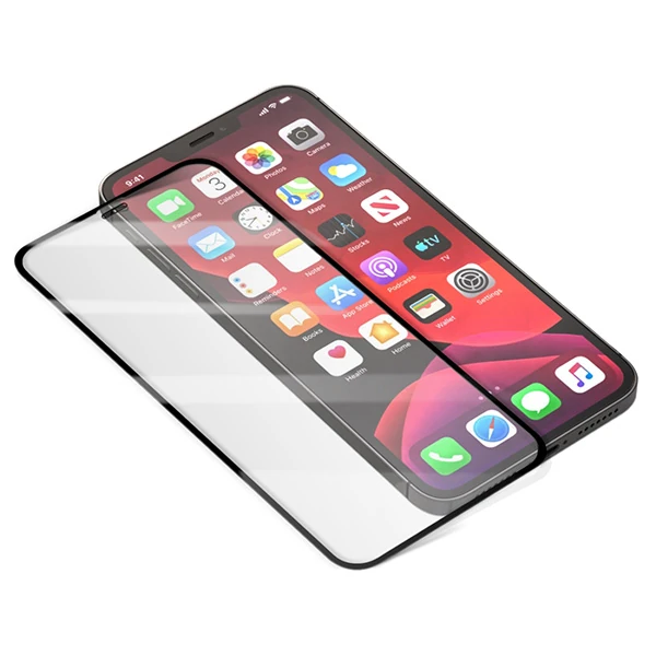 İPhone 12 Mini 5.4 Full Glue Tempered Cam Ekran Koruyucu Full Kaplama-(5775) - Görsel 4