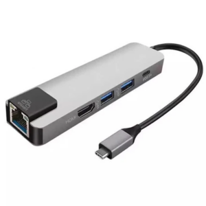 ALLY 5İN1  USB 3.1 Type C To HDMI 2xusb 3.0 RJ45 Ethernet Dönüştürücü Adaptör-(5775)