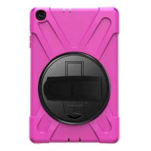 Galaxy Tab A7 10.4 SM-T500-T505-T507 Kılıf Shockproof 3 Katmanlı Standlı Zırh Kılıf Kalem Yerli-(5775)