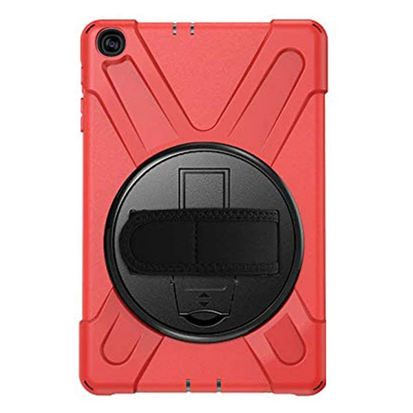 Galaxy Tab A7 10.4 SM-T500-T505-T507 Kılıf Shockproof 3 Katmanlı Standlı Zırh Kılıf Kalem Yerli-(5775) - Görsel 2