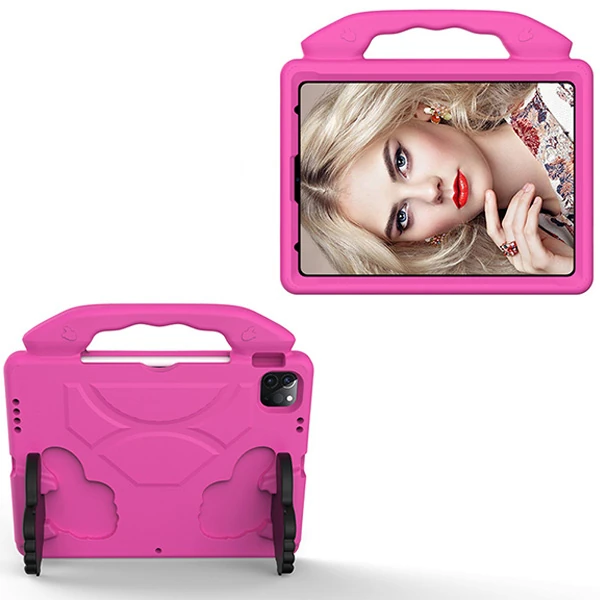 Ally İPAD PRO 11 (2021-2020-2018) Air 4. Nesil 10.9 Kılıf Eva Çocuk Shockproof Standlı Taşınabilir-(5775) - Görsel 5