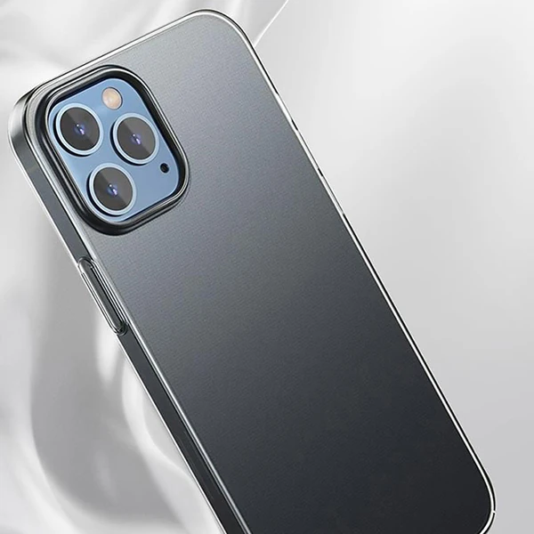 Baseus İPhone 12 Pro Max 6.7 Comfort İnce Şeffaf Kılıf Matte PP Kılıf-(5775) - Görsel 5