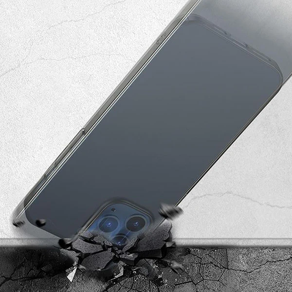 Baseus İPhone 12 Pro Max 6.7 Comfort İnce Şeffaf Kılıf Matte PP Kılıf-(5775) - Görsel 6