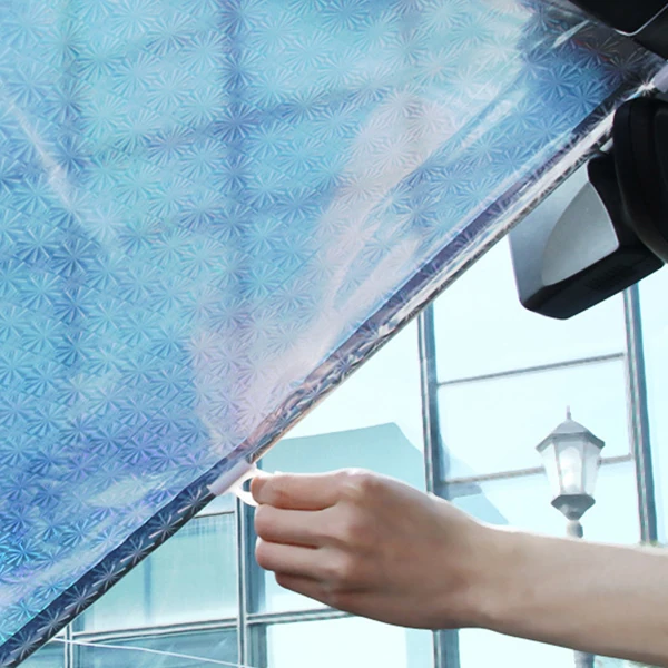 Araç İçi Araba Güneşliği Oto Ön Cam Güneşlik Branda Katlanabilir Koruyucu Güneşlik 68 x125 Cm-(5775) - Görsel 5