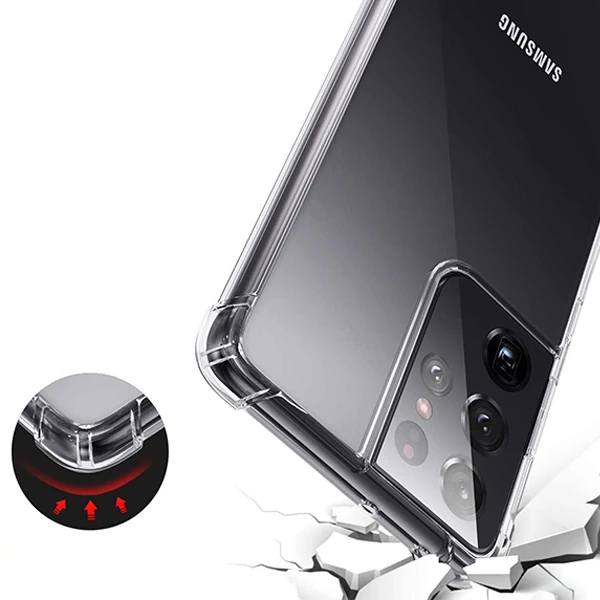 SM Galaxy S21 Ultra - S30 Ultra Shockproof Darbe Emici Silikon Kılıf-(5775) - Görsel 2