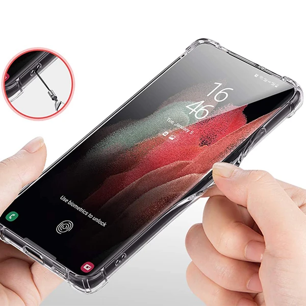 SM Galaxy S21 Ultra - S30 Ultra Shockproof Darbe Emici Silikon Kılıf-(5775) - Görsel 4