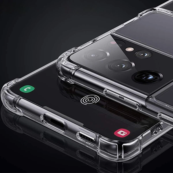 SM Galaxy S21 Ultra - S30 Ultra Shockproof Darbe Emici Silikon Kılıf-(5775) - Görsel 5