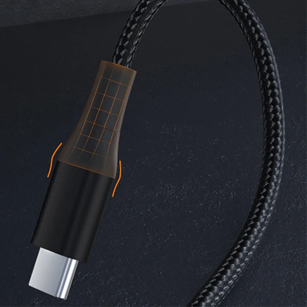 ALLY PD 100W 5A Hızlı Şarj Usb Type-C Kablo 1Metre Kevlar Kablo-(5775) - Görsel 4