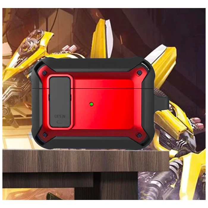 ALLY Shockproof Darbe Emici AirPods Pro Kulaklık Kılıfı-(5775) - Görsel 4