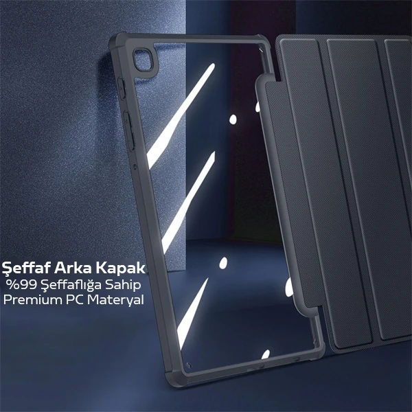 Dux Ducis SM Galaxy Tab A7 Lite T220-T225 Kılıf Mıknatıslı Toby Series-(5775) - Görsel 5