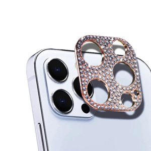 ALLY İPhone 12 Pro Max Kamera Koruyucu Lens Diamond Taş İşlemeli-(5775)