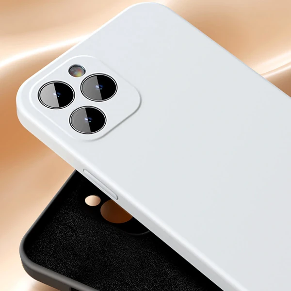 Baseus Liquid Silica Gel iPhone 12 Pro 6.1 Kılıf Ultra Koruma Silikon Kılıf-(5775) - Görsel 4