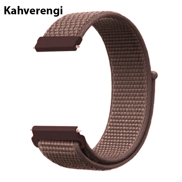 22MM Gear S3 Watch 4 -Gt2 GT2E 46MM Kayış Kordon Lylon Loop-(5775) - Görsel 2