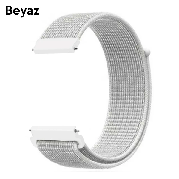 22MM Gear S3 Watch 4 -Gt2 GT2E 46MM Kayış Kordon Lylon Loop-(5775) - Görsel 6