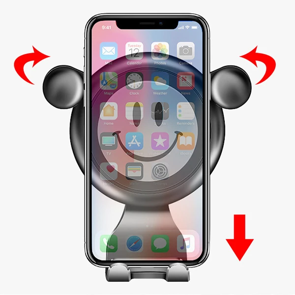 Ally R-054 Gravity Smile Universal Cep Telefonu Araç Tutucu-(5775) - Görsel 3