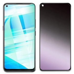 OPPO Realme 7 Pro 3D Full Privacy Gizlilik Tempered Cam Ekran Koruyucu-(5775)