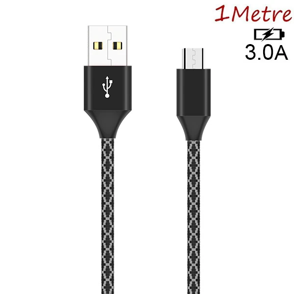 Ally Android Micro Usb 3.0A Hızlı Halat Usb Şarj Kablosu 1MM-(5775) - Görsel 2
