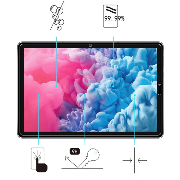 Huawei Mate Pad T10S 10.1 Tempered Cam Ekran Koruyucu-(5775) - Görsel 3