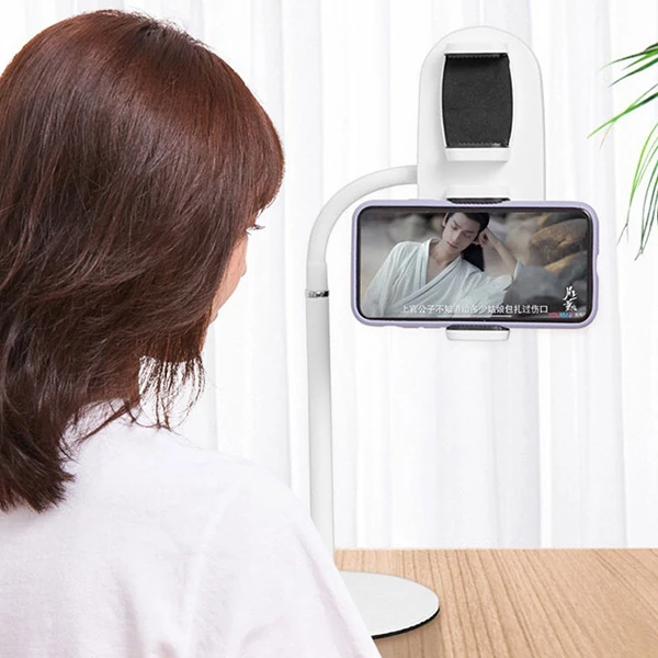 ALLY Masa Üstü 2 Telefon Tutucu Stand YoutuberCanlı Yayın Selfie TikTok Makeup-(5775) - Görsel 5