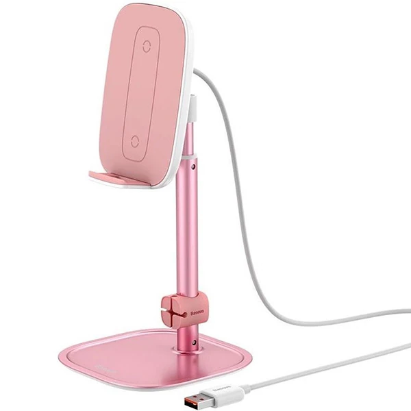 Baseus Literary 15W Kablosuz Şarj Masaüstü Telefon Tutucu Stand Wireless Şarj-(5775) - Görsel 6
