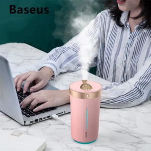 Baseus Whale Araç ve Ev Ultrasonik Hava Nemlendirici Gece Lambası-(5775)