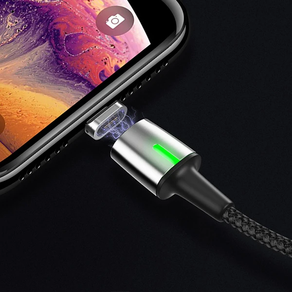 Baseus Zinc Magnetic Usb Kablo Şarj Android Mikro Başlık 2Metre 1.5A-(5775) - Görsel 5