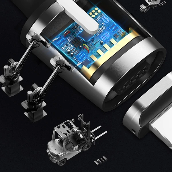 Baseus Zinc Magnetic Usb Kablo Şarj Android Mikro Başlık 2Metre 1.5A-(5775) - Görsel 6