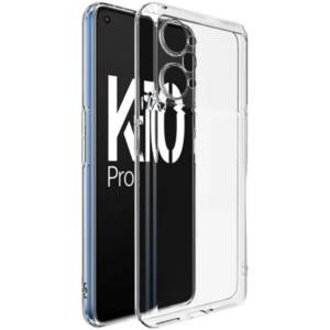 Ally OPPO K10 Pro 5G Kılıf Kamera Korumalı Ultra İnce Şeffaf Silikon Kılıf-(5775)