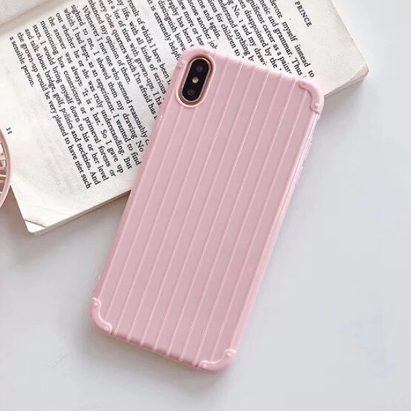 Ally iPhone XS İPhone X Trunk Lines ince Soft Silikon Kılıf-(5775) - Görsel 2