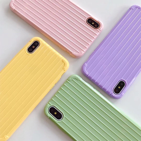 Ally iPhone XS İPhone X Trunk Lines ince Soft Silikon Kılıf-(5775) - Görsel 5