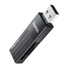 HOCO HB20 2in1 Hafıza Kart Okuyucu USB 2.0 Çevirici Adaptör-(5775)
