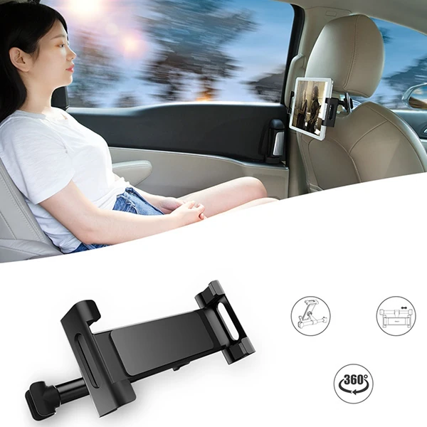 ALLY CHZ-04 Araç Arka Koltuk 12.9 İnch Kadar Tablet Telefon Tutucu-(5775) - Görsel 4