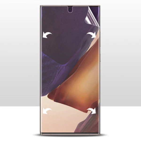 SM Galaxy Note 20 Film Ön Arka Full Koruyucu Membran Nano Hidrojel Koruyucu Set-(5775) - Görsel 2
