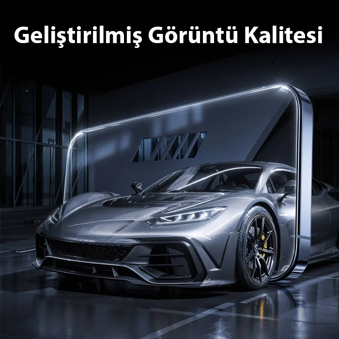 Baseus Crystalline iPhone 14 Plus/13 Pro Max için Parlama Önleyici Tempered Cam Ekran Koruyucu-(5775) - Görsel 4