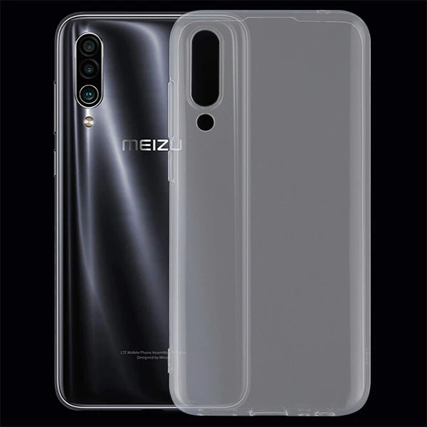 Meizu 16XS Kamera Korumalı Fit Silikon Kılıf-(5775) - Görsel 2